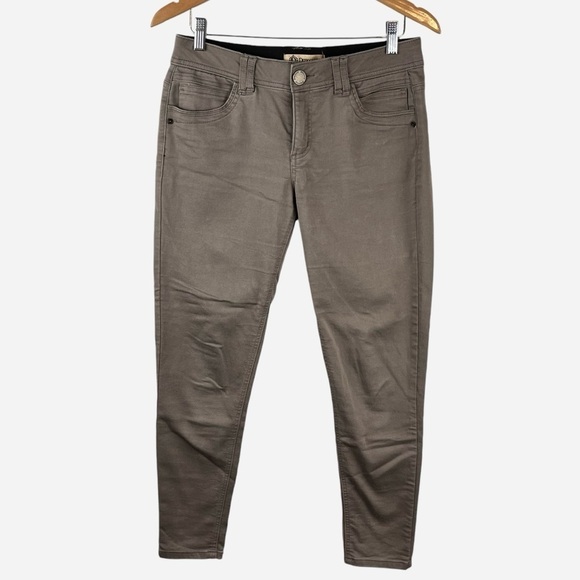 Democracy Denim - Democracy Ab Technology Skinny Ankle Jeans Pants Taupe Gray B1304PEXX Si…